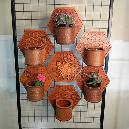 Wooden Modular Plant Display System