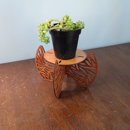 Laser-Cut Freestanding Plant Stands