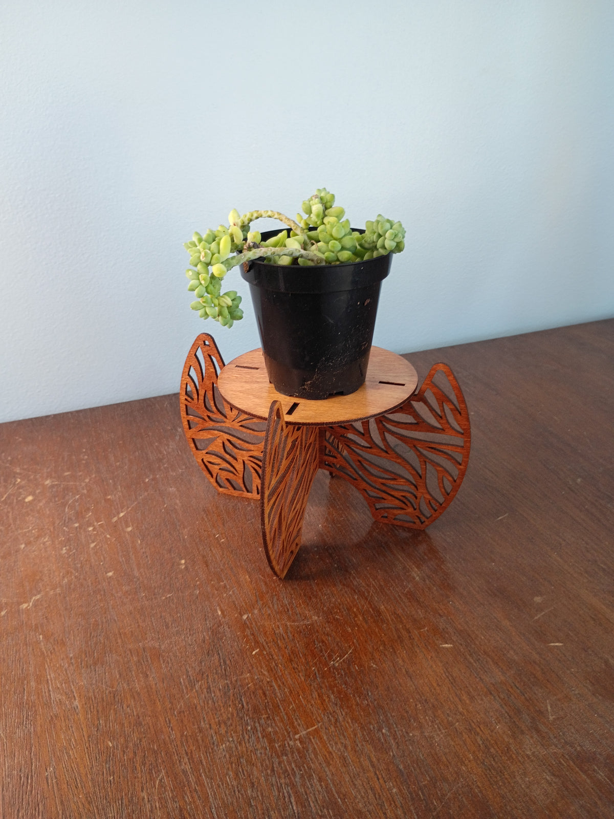 Laser-Cut Freestanding Plant Stands