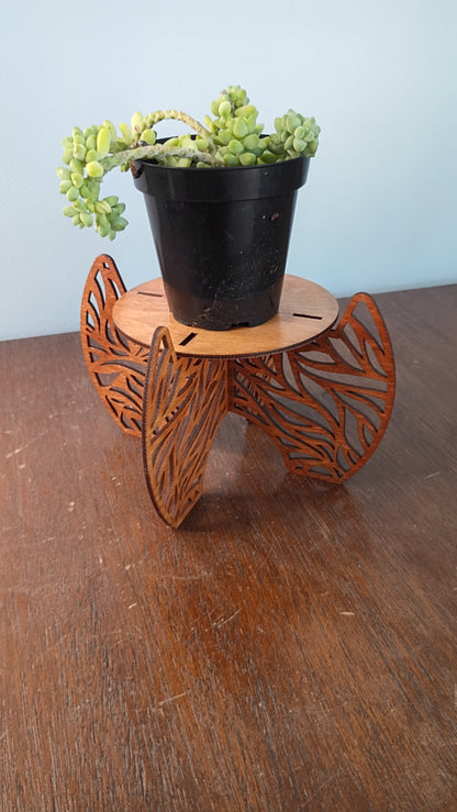Laser-Cut Freestanding Plant Stands