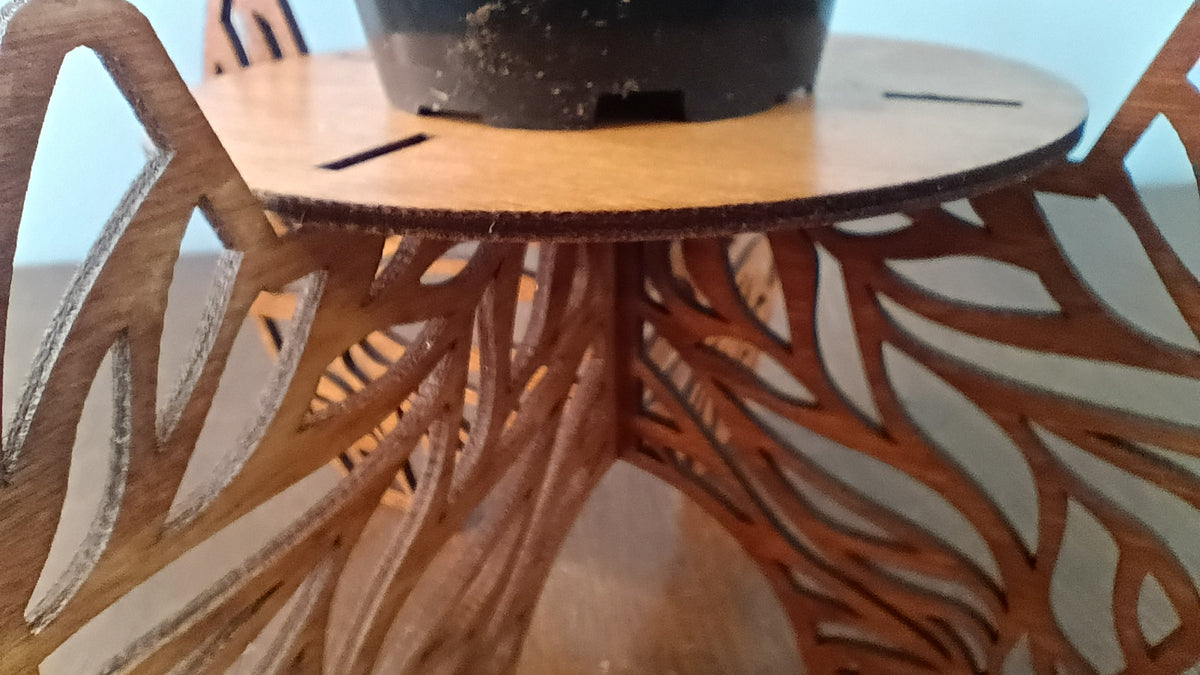 Laser-Cut Freestanding Plant Stands