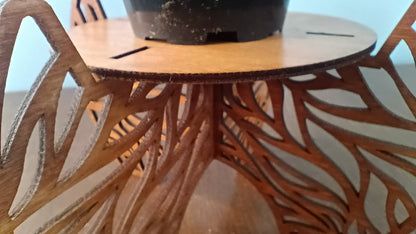 Laser-Cut Freestanding Plant Stands