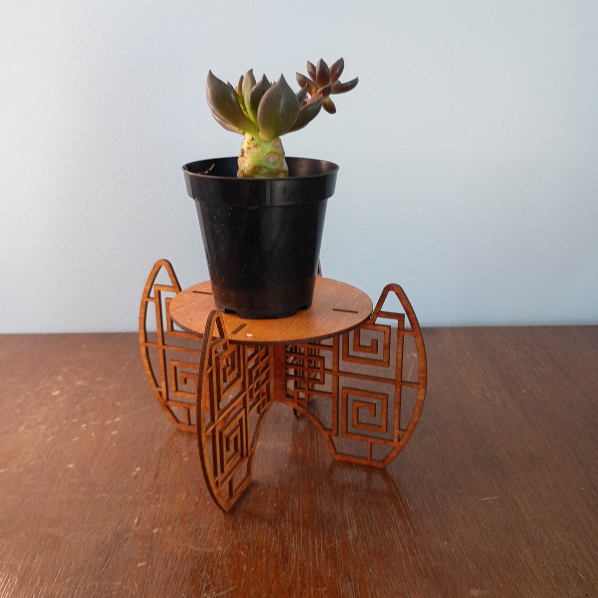 Laser-Cut Freestanding Plant Stands