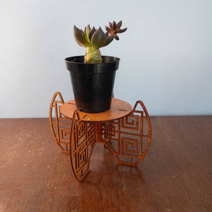 Laser-Cut Freestanding Plant Stands