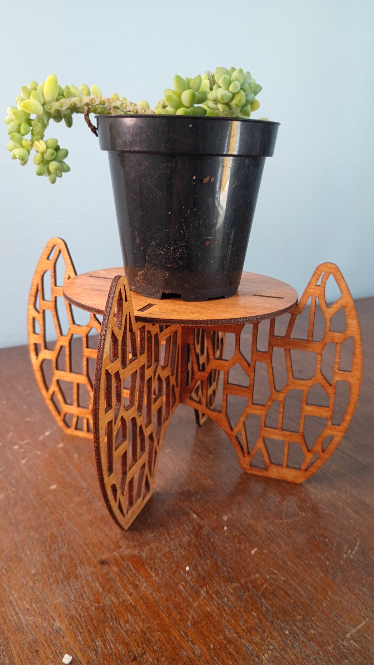 Laser-Cut Freestanding Plant Stands