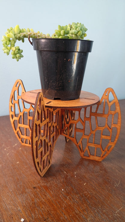 Laser-Cut Freestanding Plant Stands