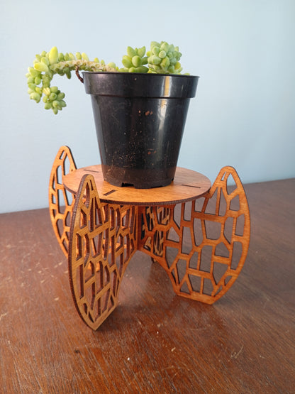 Laser-Cut Freestanding Plant Stands