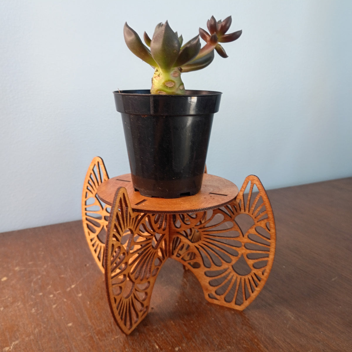 Laser-Cut Freestanding Plant Stands