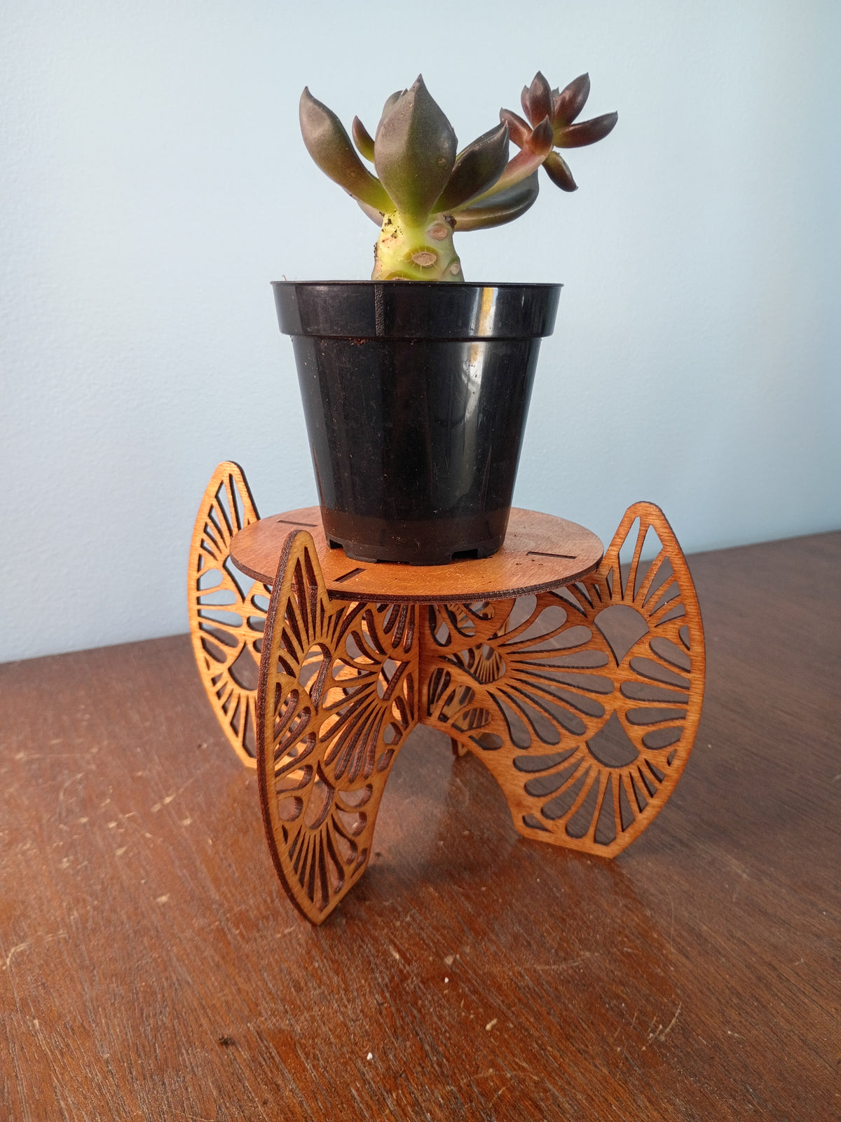 Laser-Cut Freestanding Plant Stands
