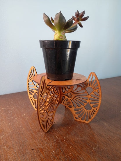 Laser-Cut Freestanding Plant Stands