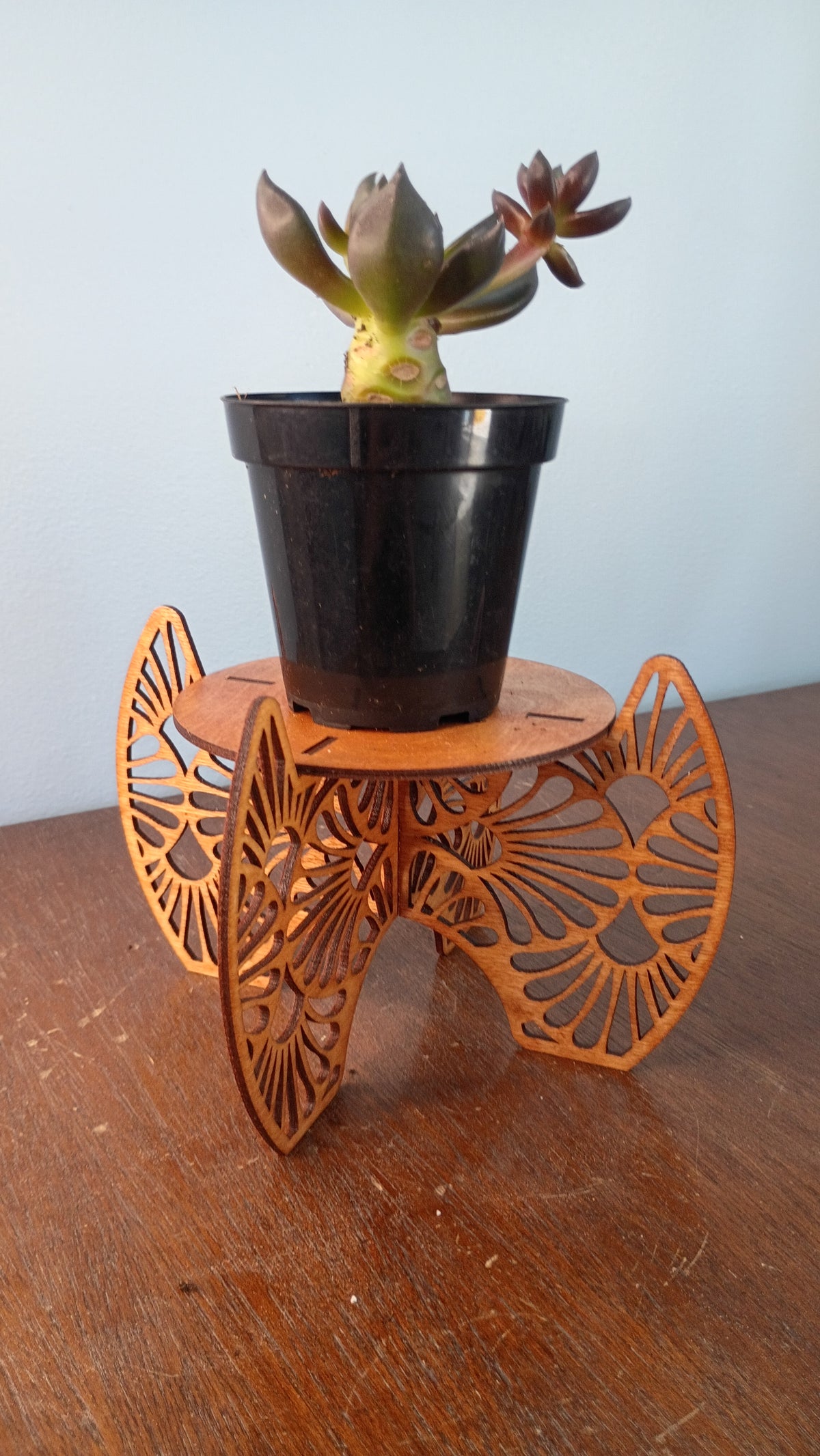 Laser-Cut Freestanding Plant Stands