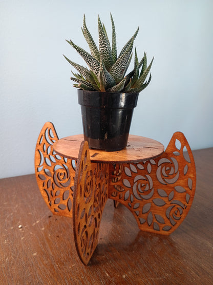 Laser-Cut Freestanding Plant Stands