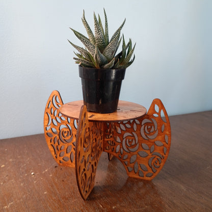 Laser-Cut Freestanding Plant Stands