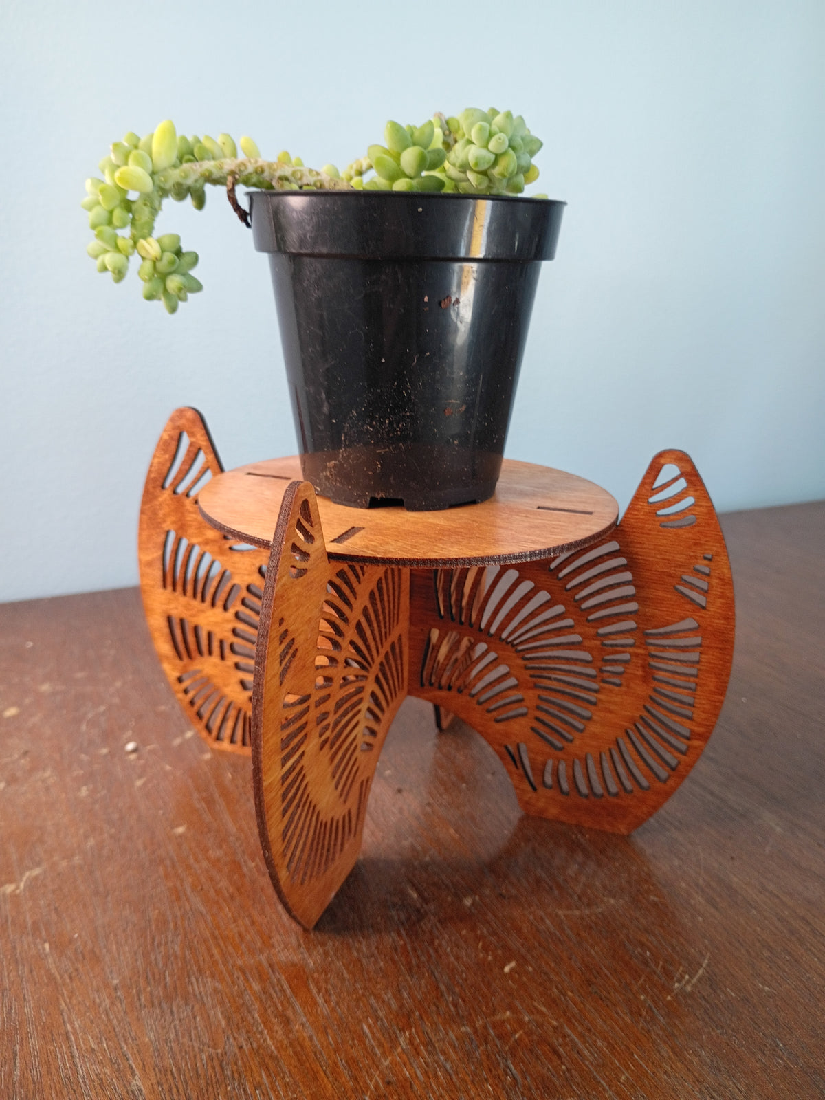 Laser-Cut Freestanding Plant Stands