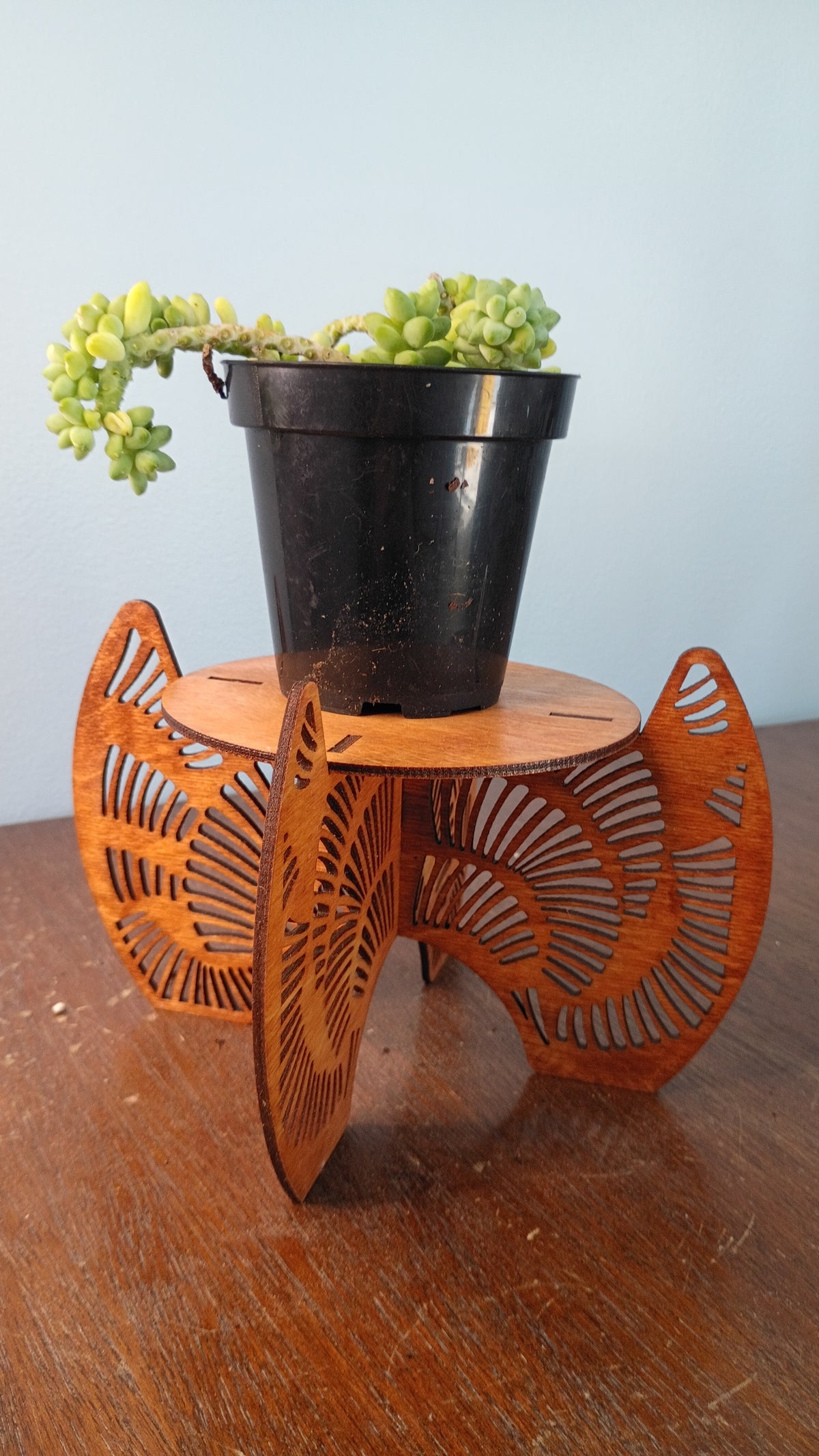 Laser-Cut Freestanding Plant Stands