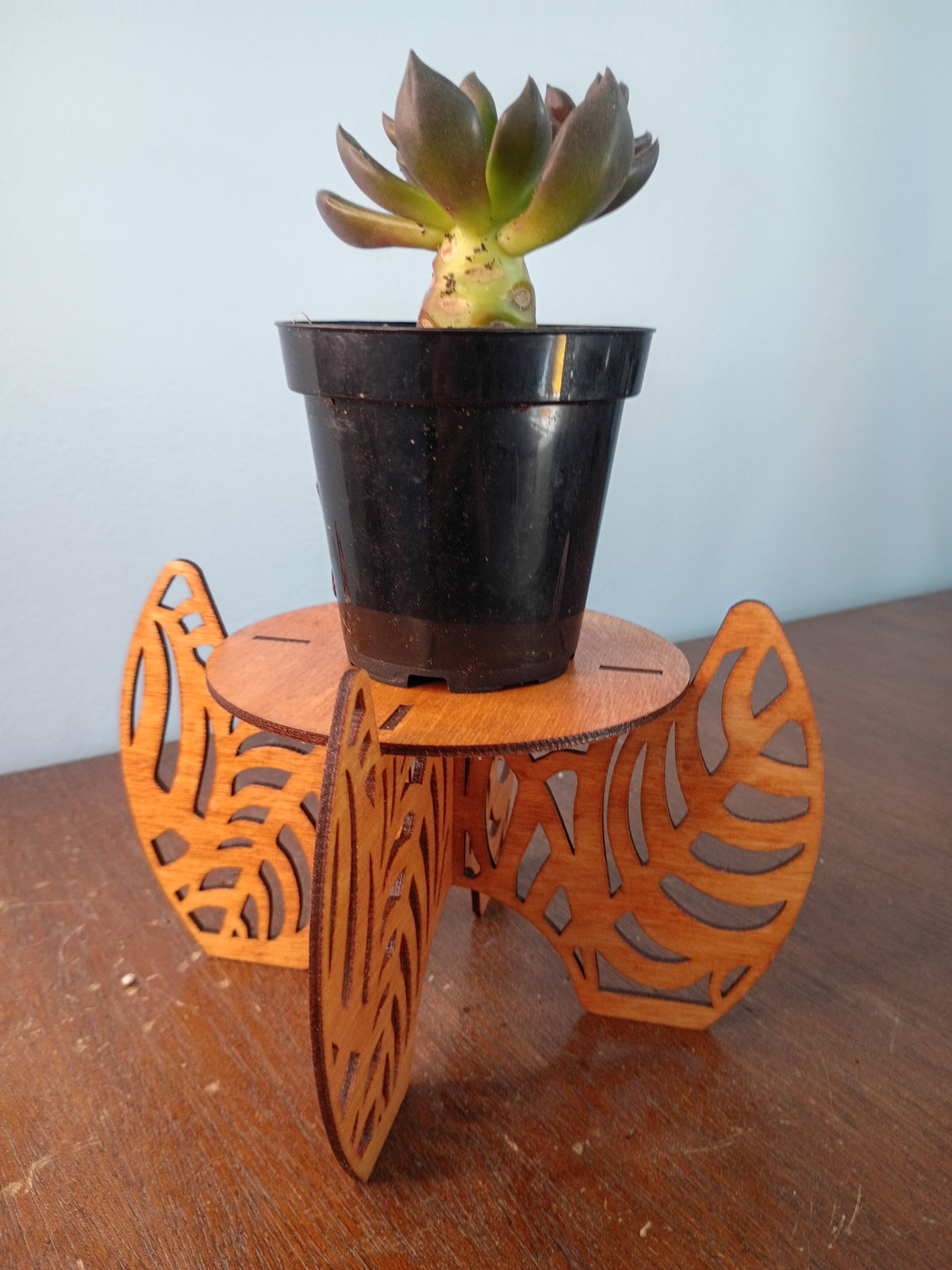 Laser-Cut Freestanding Plant Stands