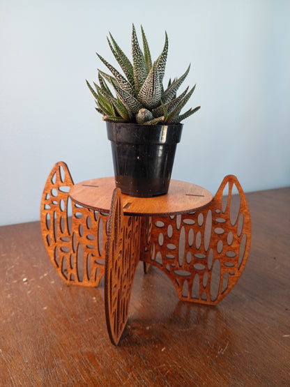 Laser-Cut Freestanding Plant Stands