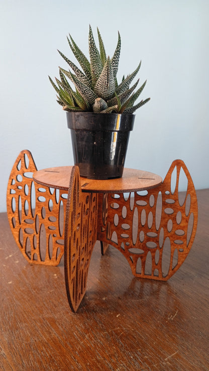 Laser-Cut Freestanding Plant Stands