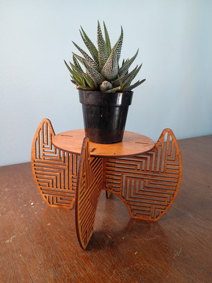 Laser-Cut Freestanding Plant Stands
