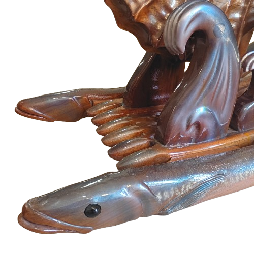 Heirloom quality rocking seahorse - modern take on traditional rocking horse
