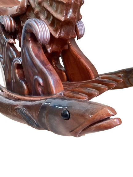 Heirloom quality rocking seahorse - modern take on traditional rocking horse