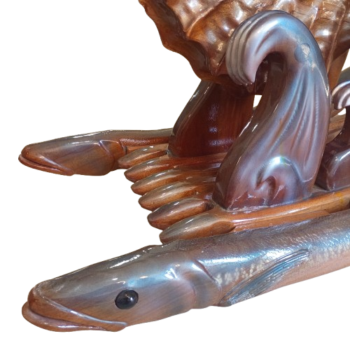 Heirloom quality rocking seahorse - modern take on traditional rocking horse