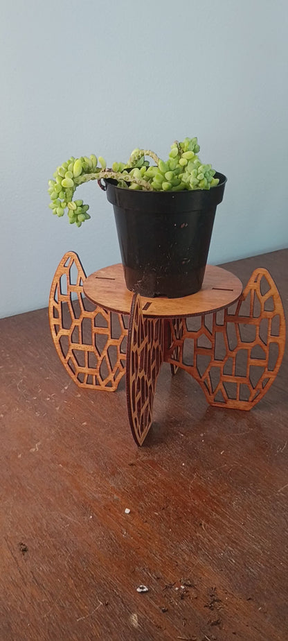Laser-Cut Freestanding Plant Stands