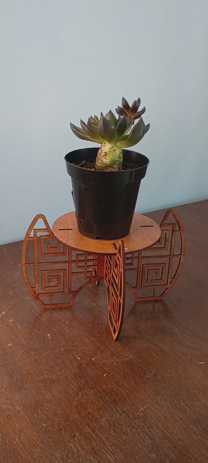 Laser-Cut Freestanding Plant Stands