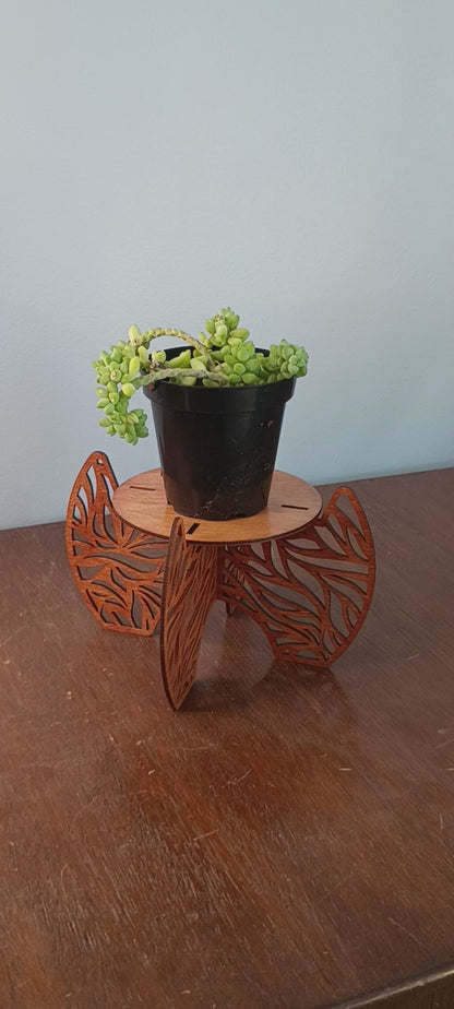 Laser-Cut Freestanding Plant Stands