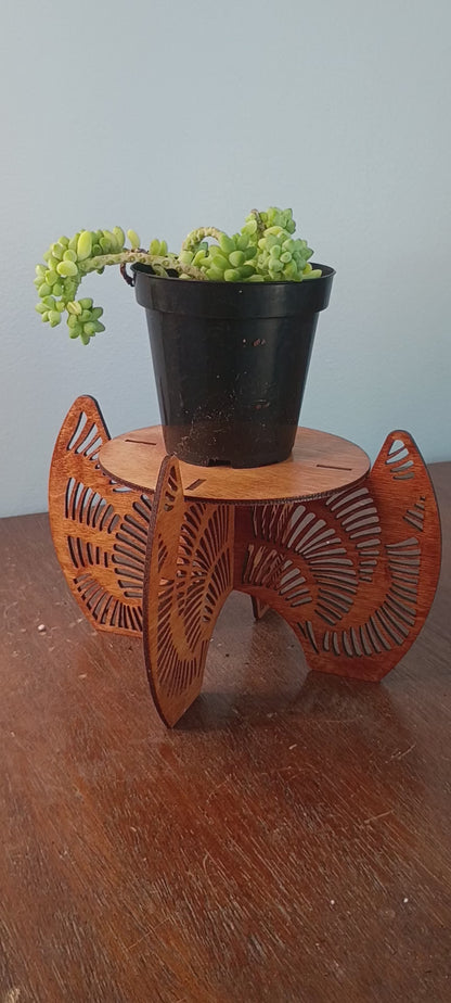 Laser-Cut Freestanding Plant Stands