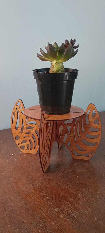 Laser-Cut Freestanding Plant Stands