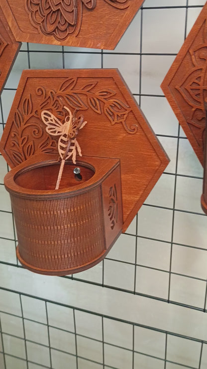 Wooden Modular Plant Display System